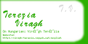 terezia viragh business card